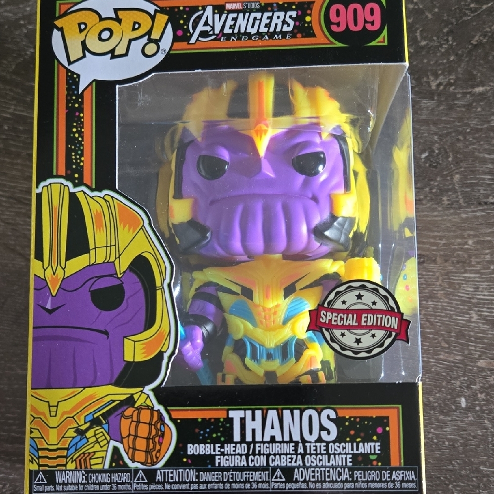 Funko Thanos Action Figure Purple and Yellow